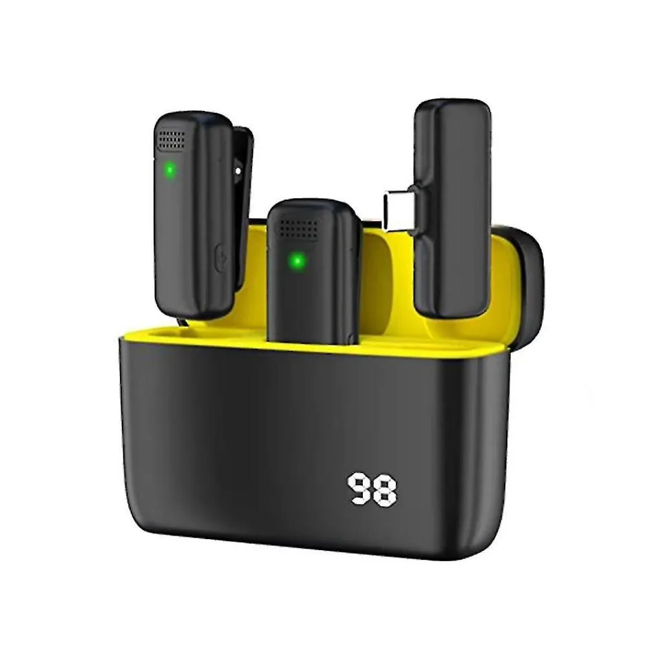 K6 Wireless Lavalier Microphone with Charging Case for Type-C